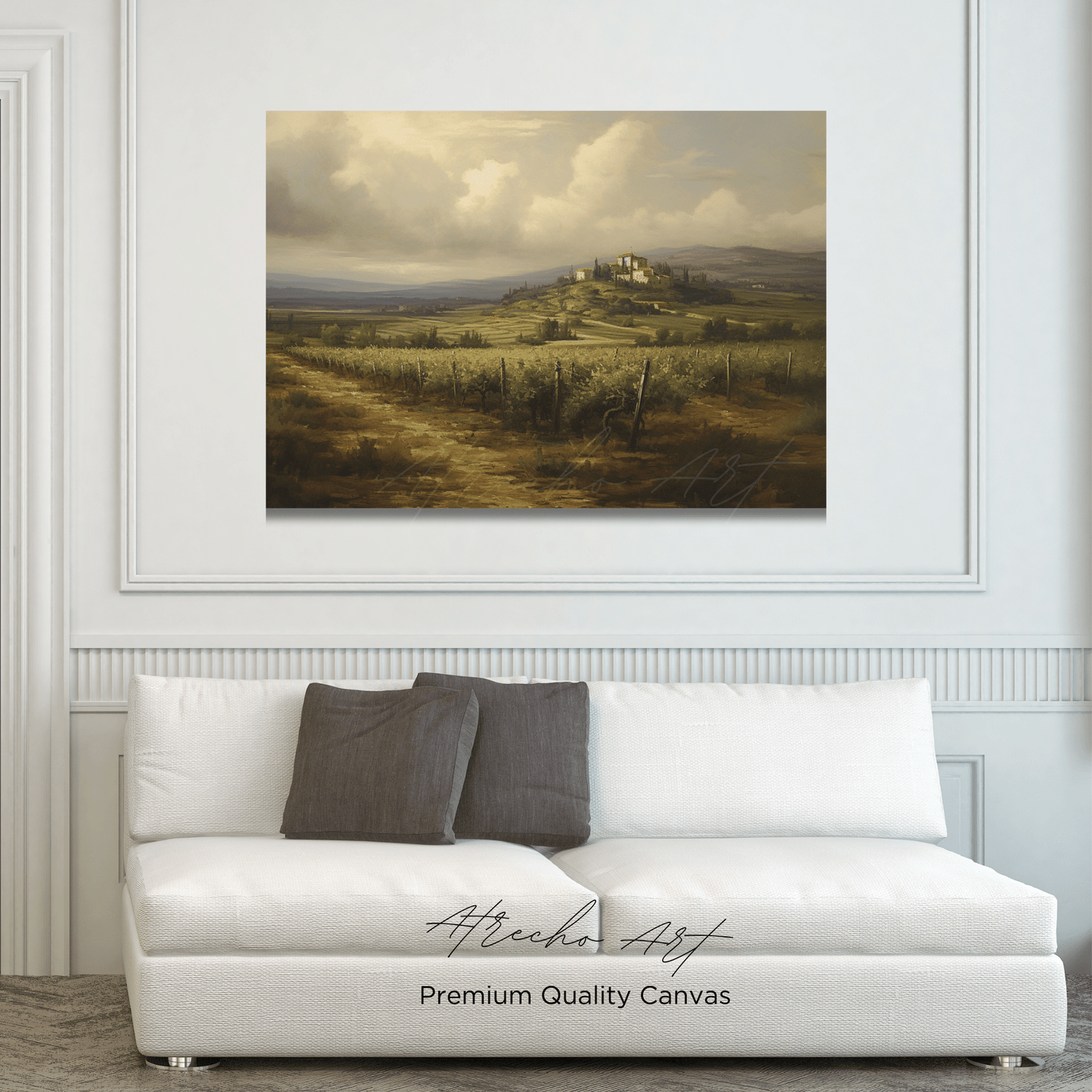 VINEYARD | Matte Canvas Artwork | L075