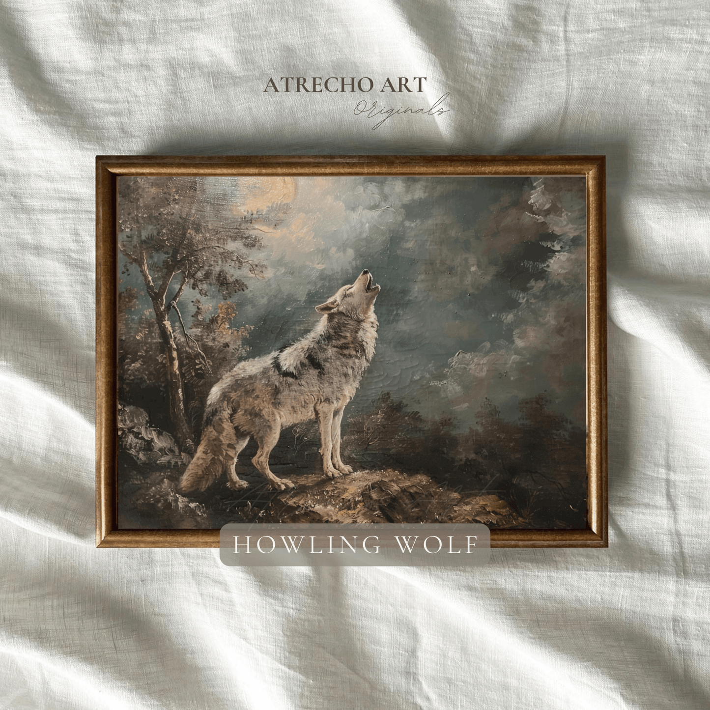 HOWLING WOLF | Printed Artwork | AN86