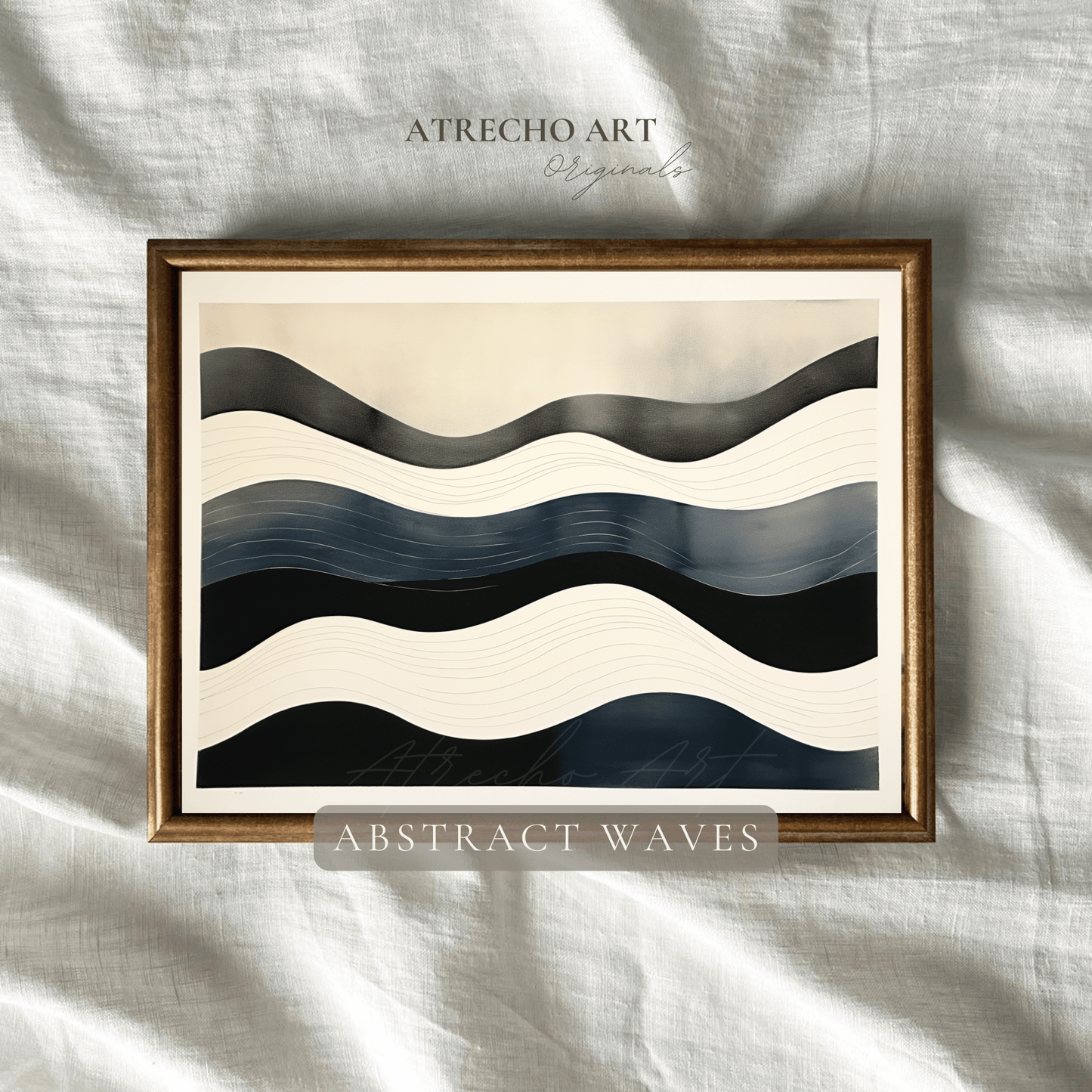 ABSTRACT WAVES | Printed Artwork | AB19