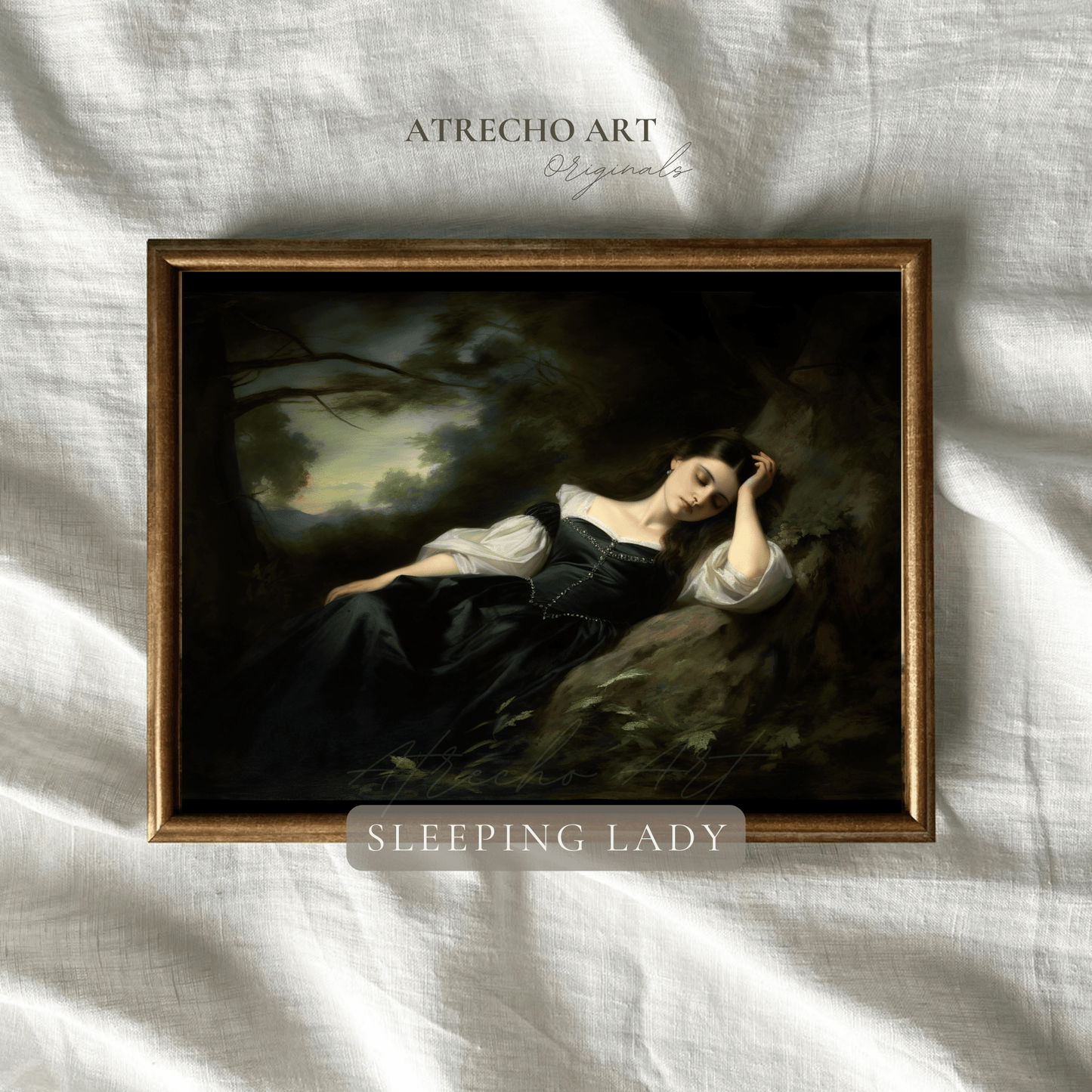 SLEEPING LADY | Printed Artwork | PE10