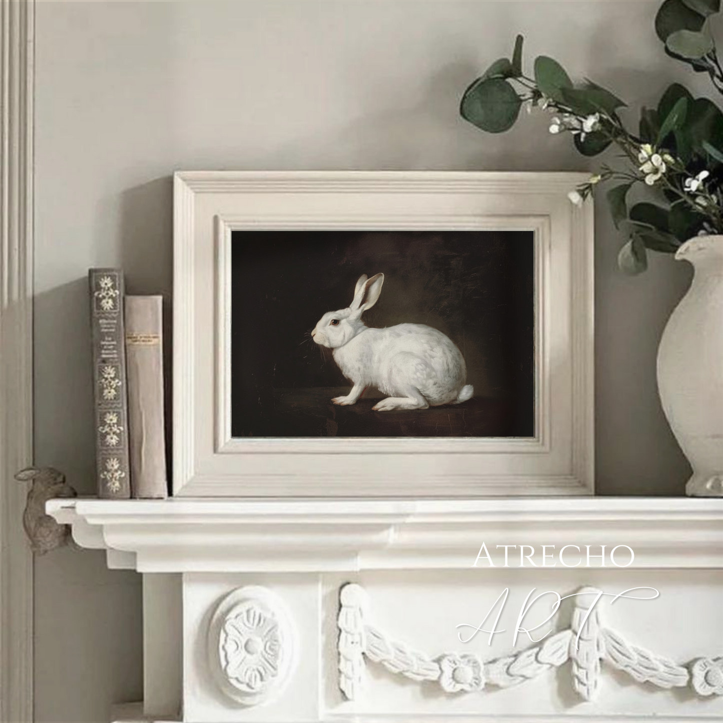 WHITE RABBIT | Printed Artwork | AN88