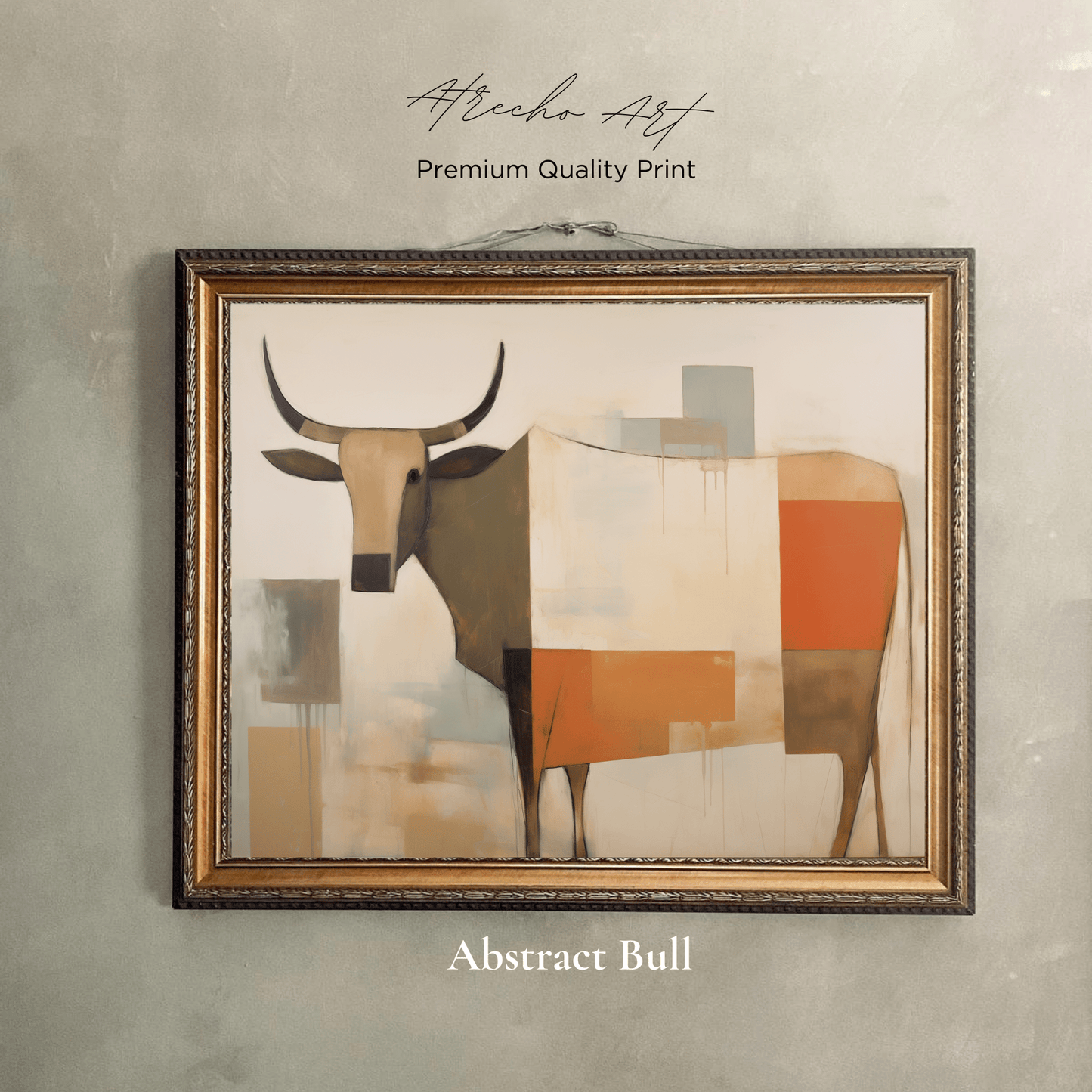 ABSTRACT BULL | Printed Artwork | AB22