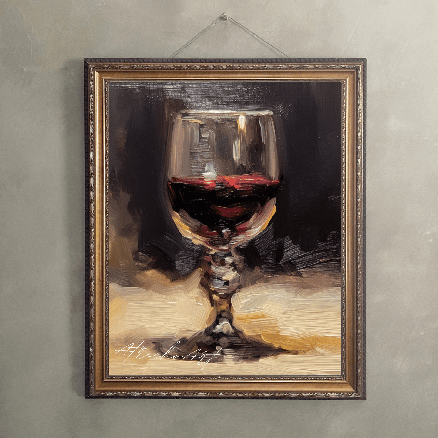 WINE GLASS | Printed Artwork | SL53