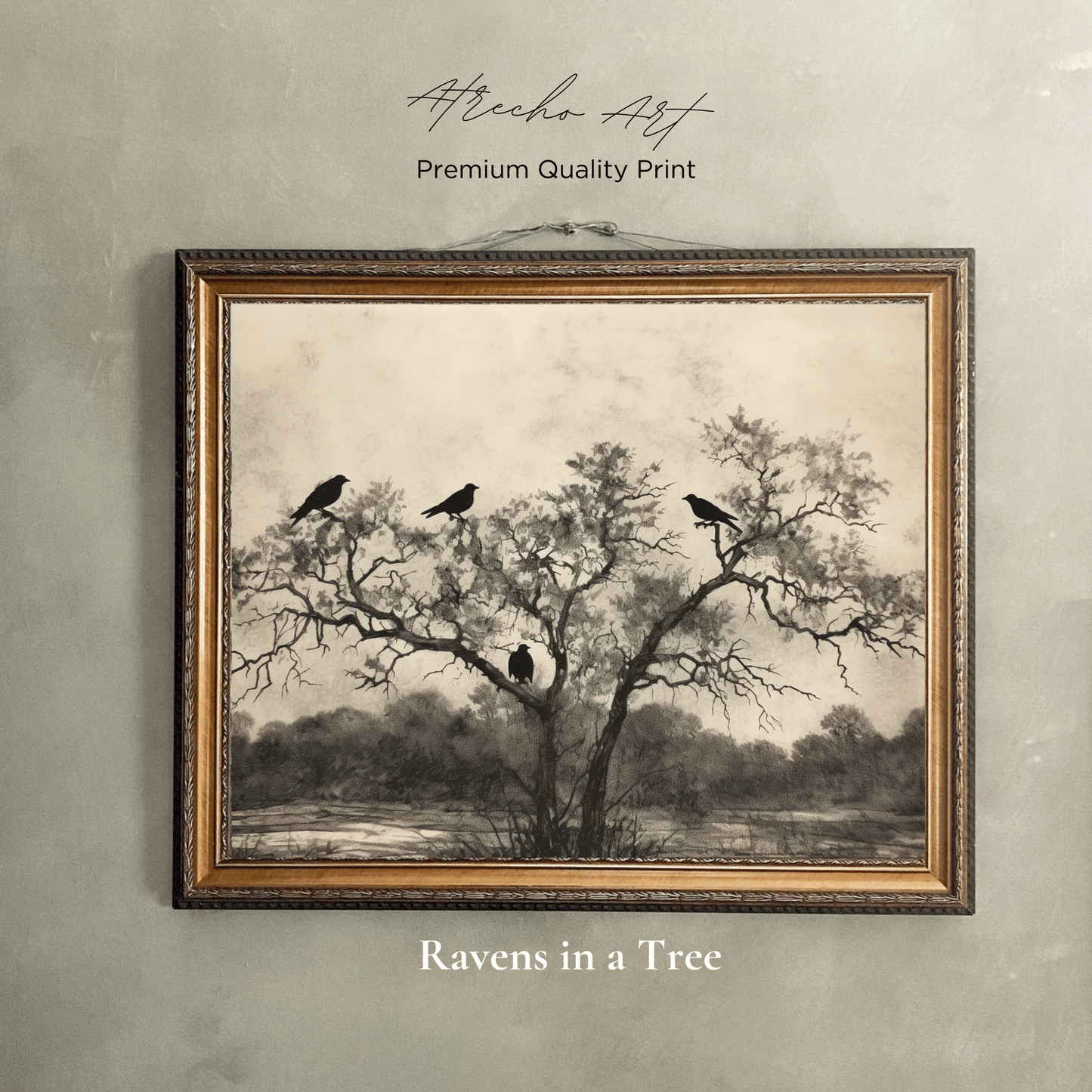 RAVENS IN A TREE | Printed Artwork | AN22