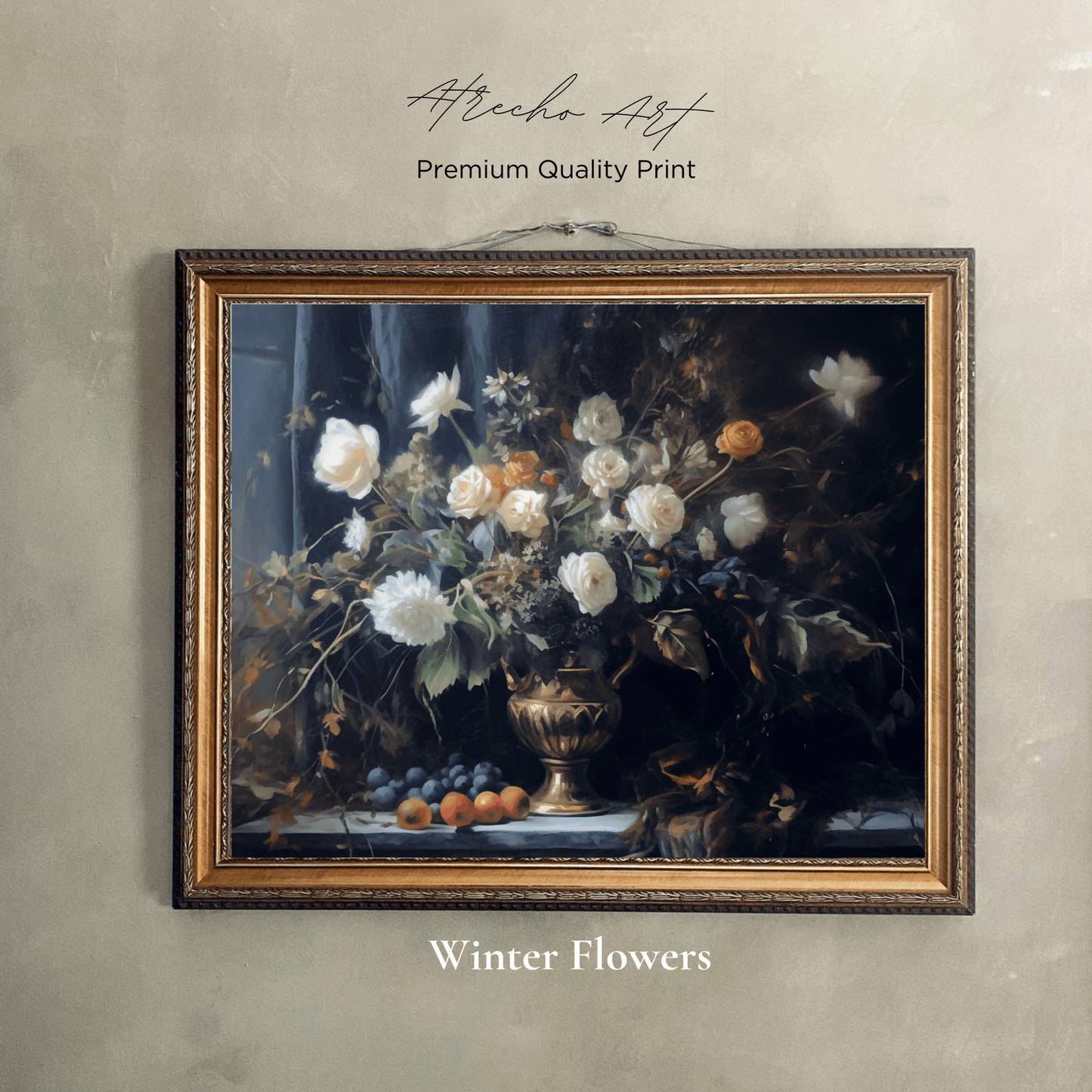 WINTER FLOWERS | Printed Artwork | FL01