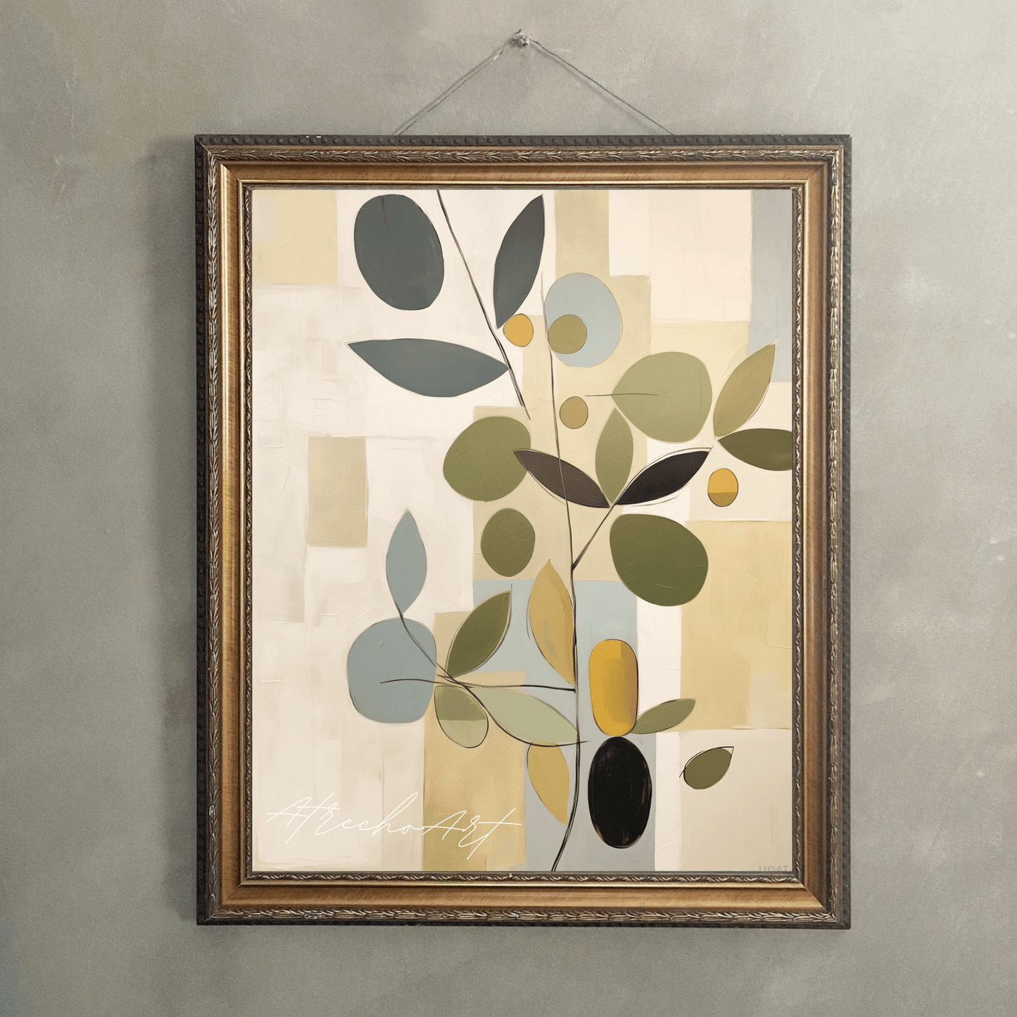 ABSTRACT OLIVES | Printed Artwork | AB23