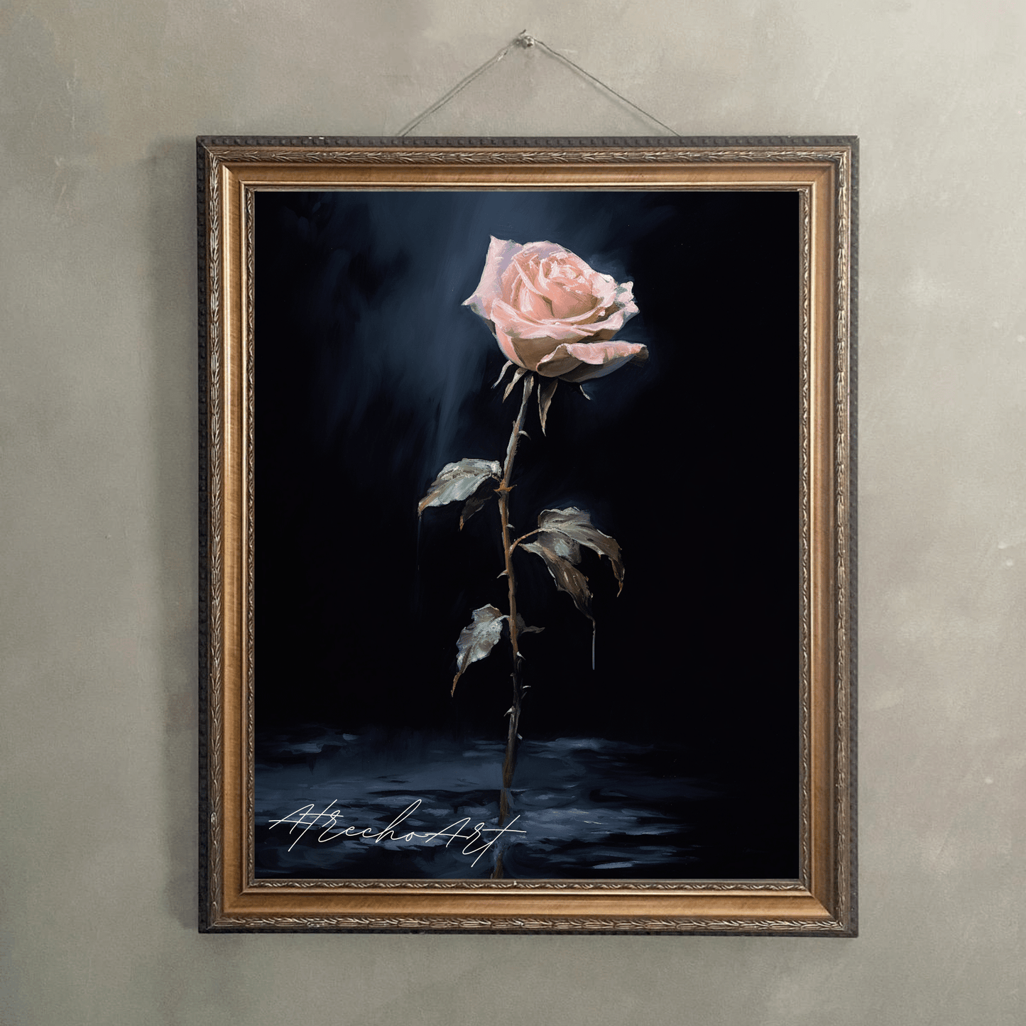 PINK ROSE | Printed Artwork | FL38