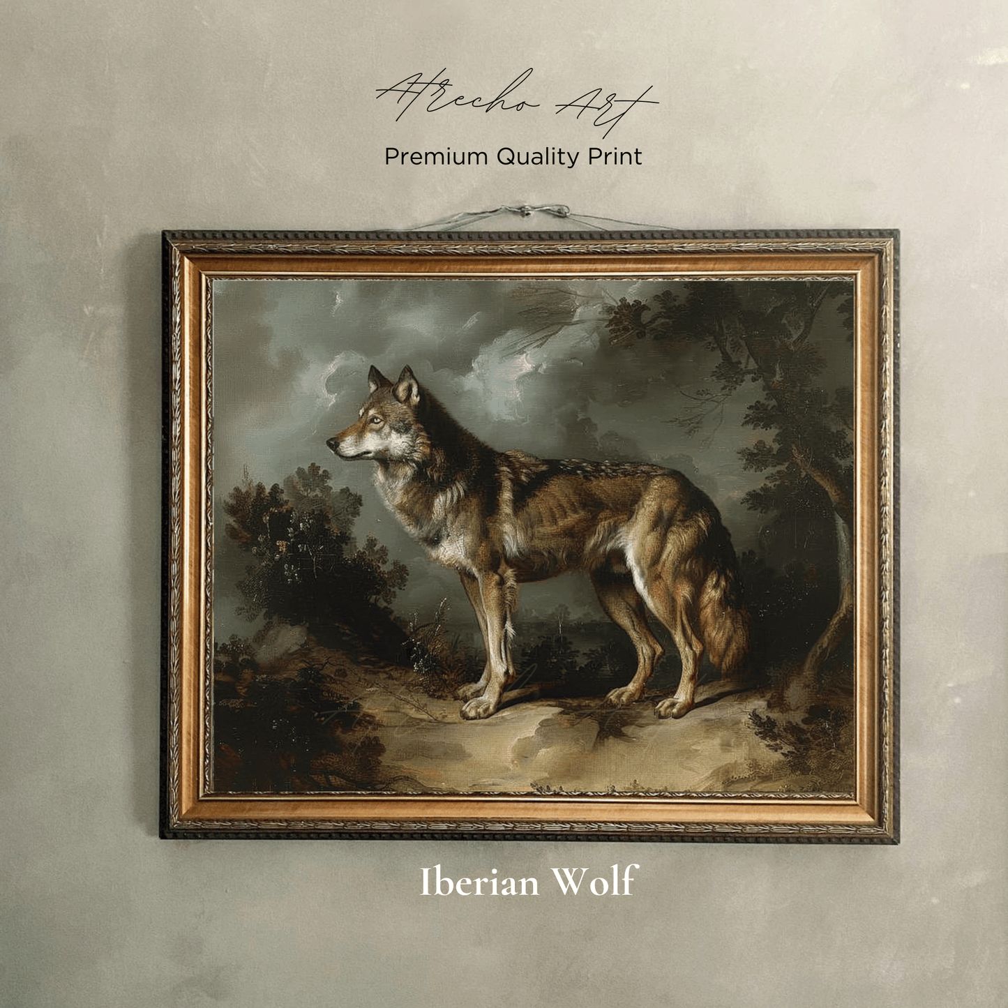 IBERIAN WOLF | Printed Artwork | AN04