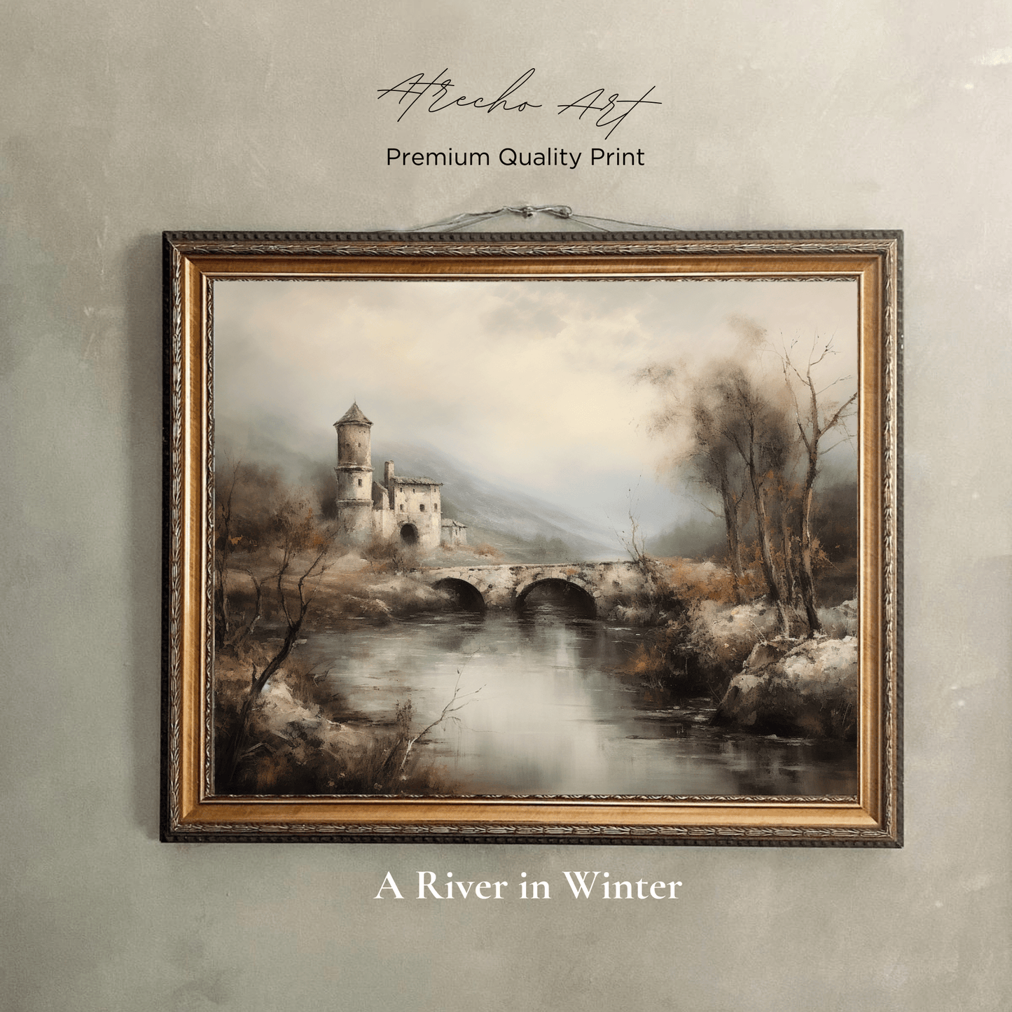 Rivière d'hiver | Oeuvre imprimée | L089