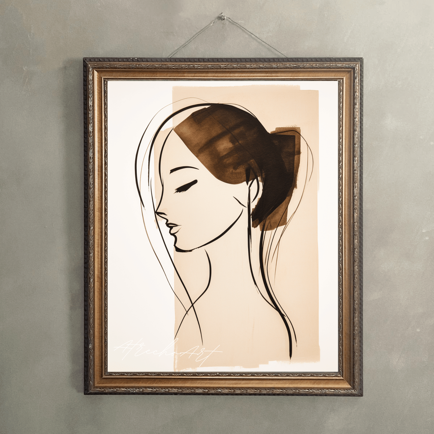 ABSTRACT WOMAN | Printed Artwork | AB14