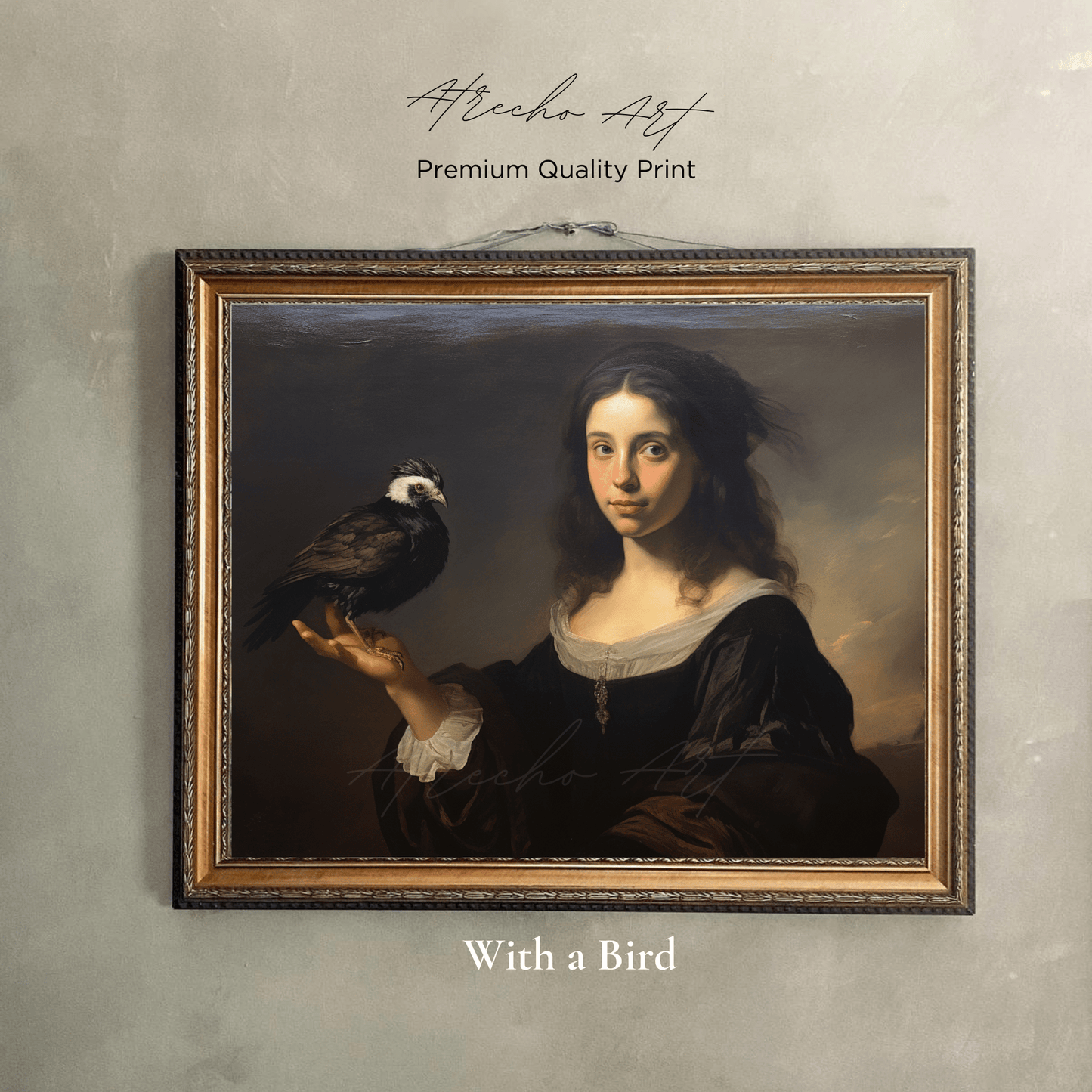 WITH A BIRD | Printed Artwork | PE62