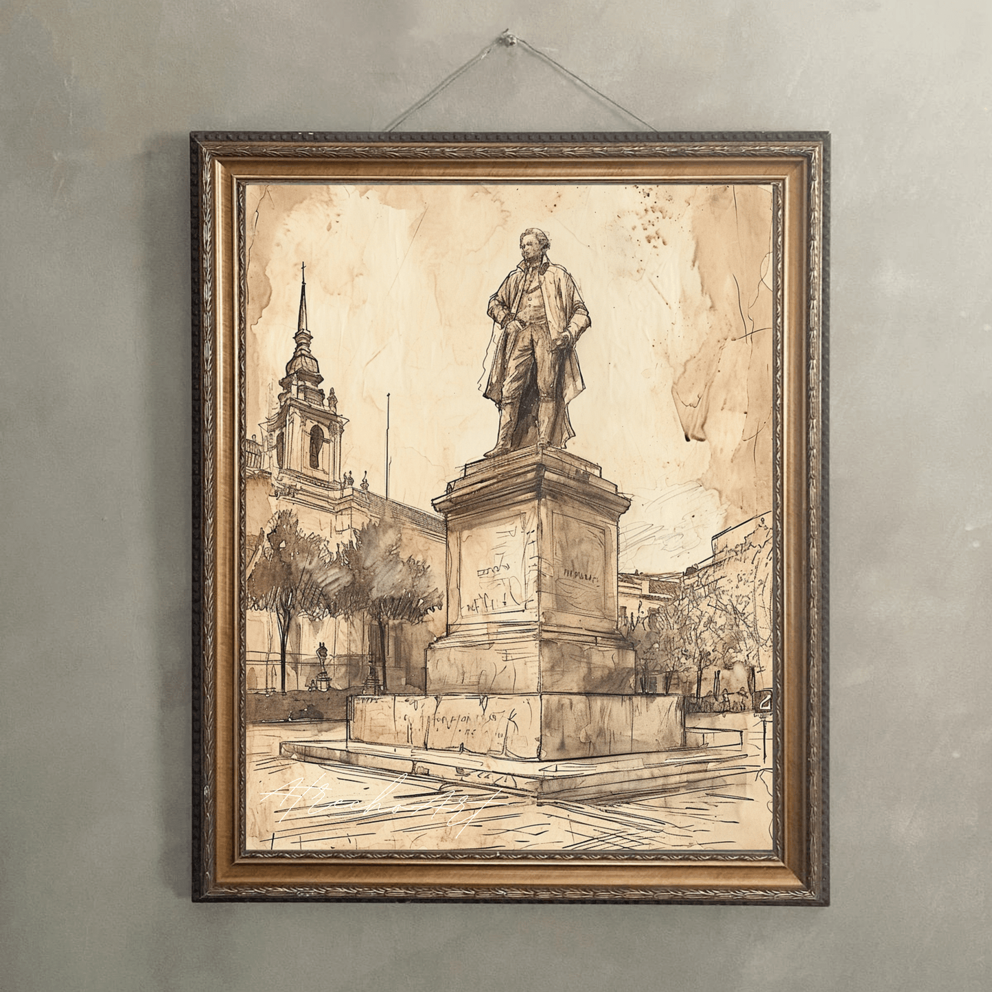 BOCETO DE ESTATUA | Obra impresa | AR14