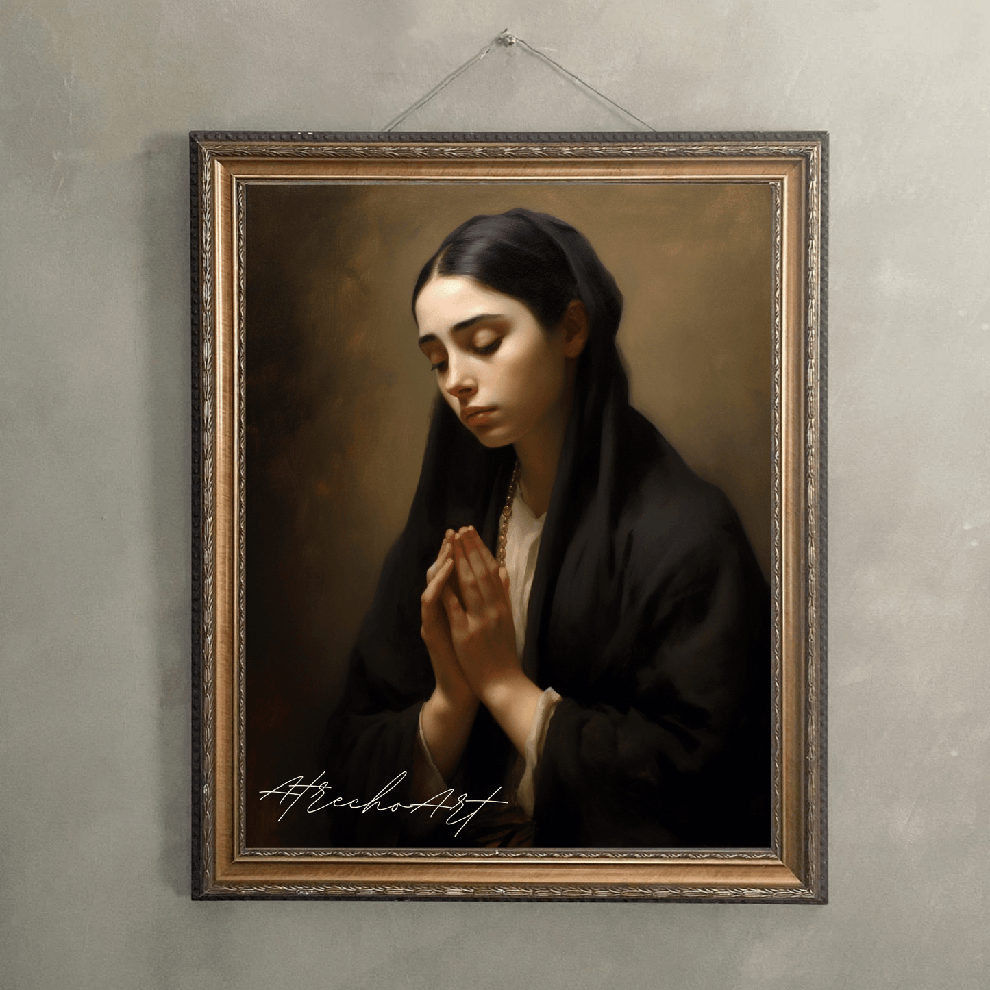 AT PRAYER | Printed Artwork | RE13