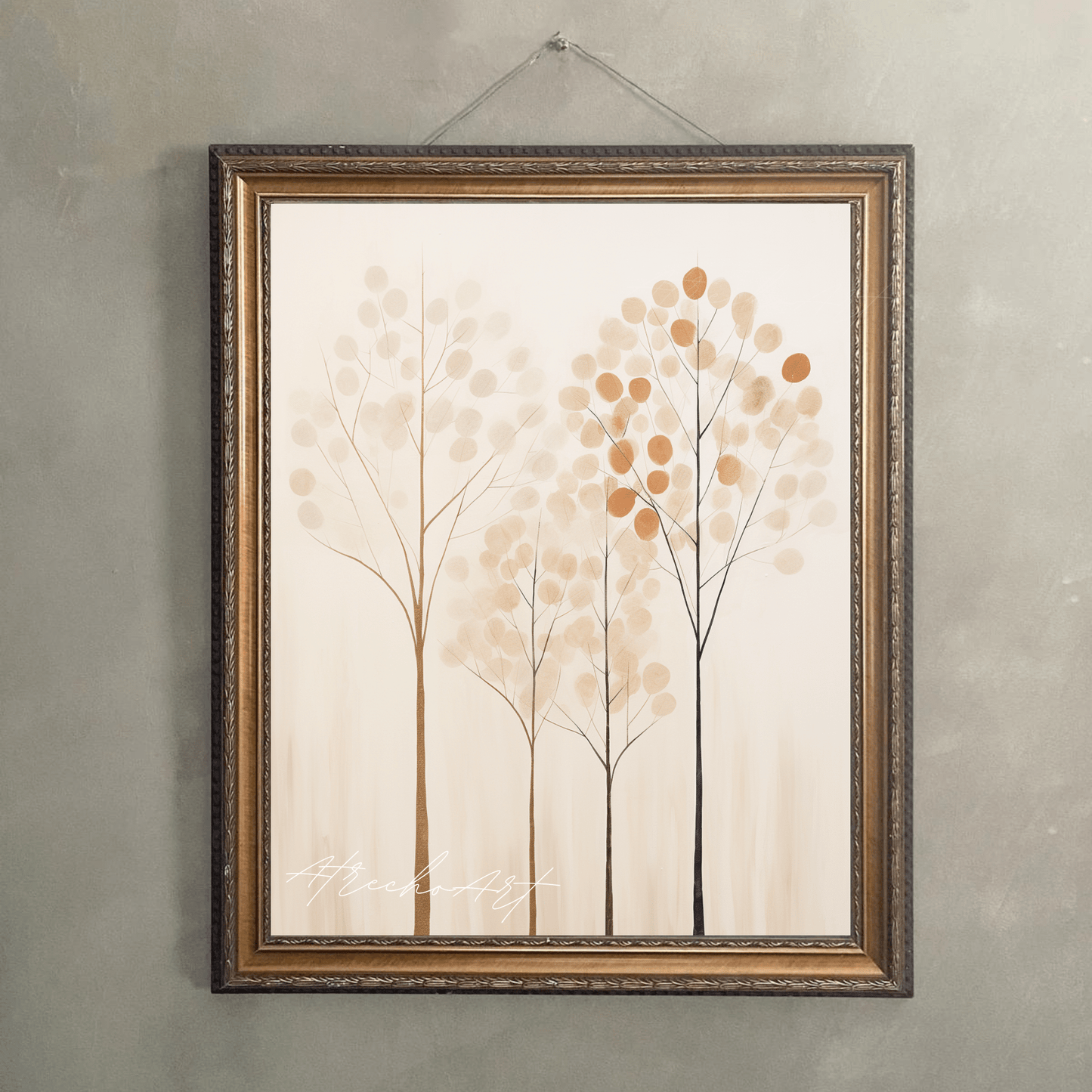 NEUTRAL TREES | Printed Artwork | AB26