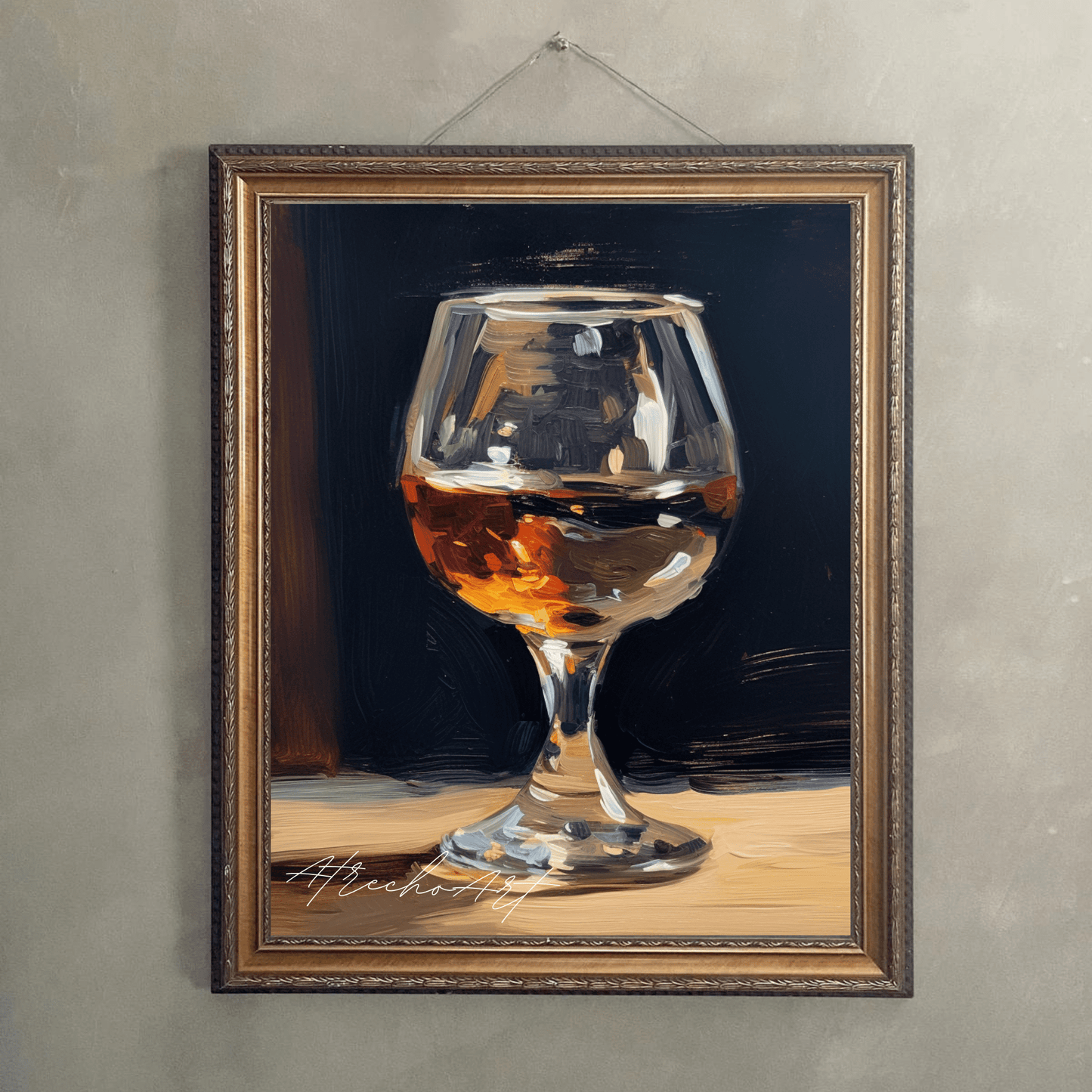 BRANDY GLASS | Printed Artwork | SL16