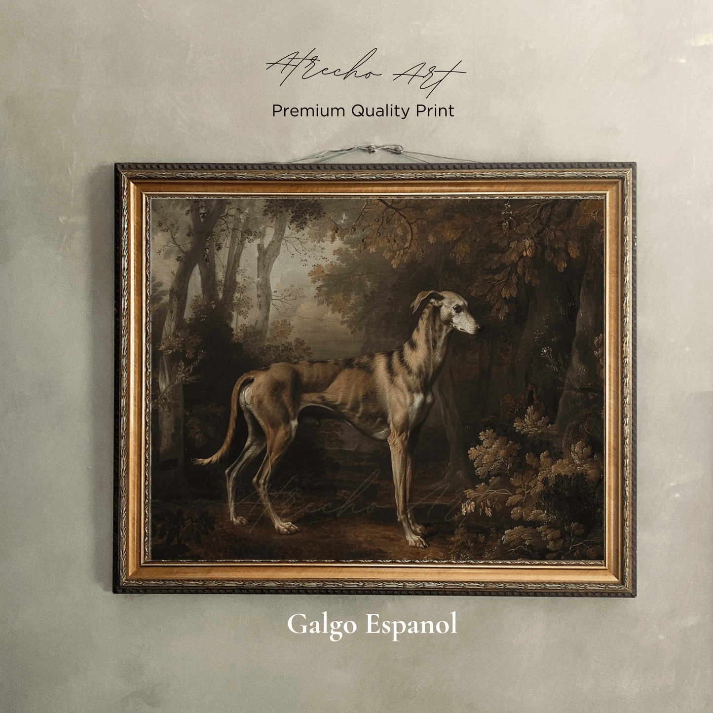 GALGO ESPANOL | Printed Artwork | AN82