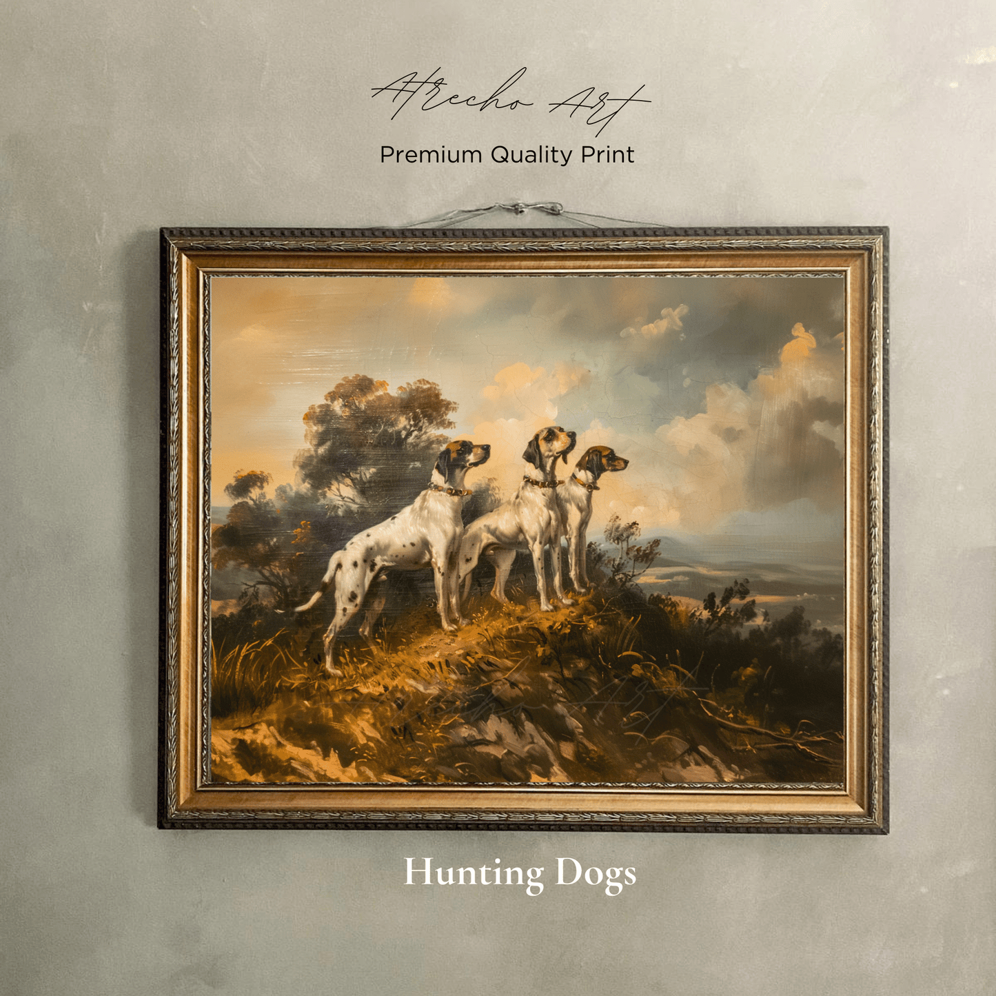 HUNTING DOGS | Printed Artwork | AN87