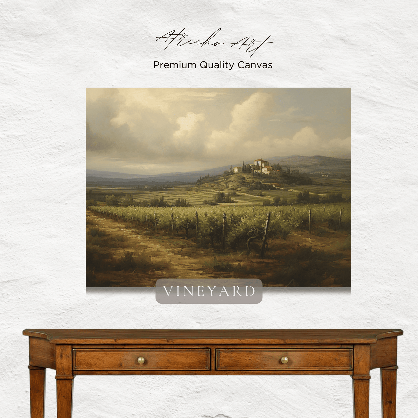 VINEYARD | Matte Canvas Artwork | L075