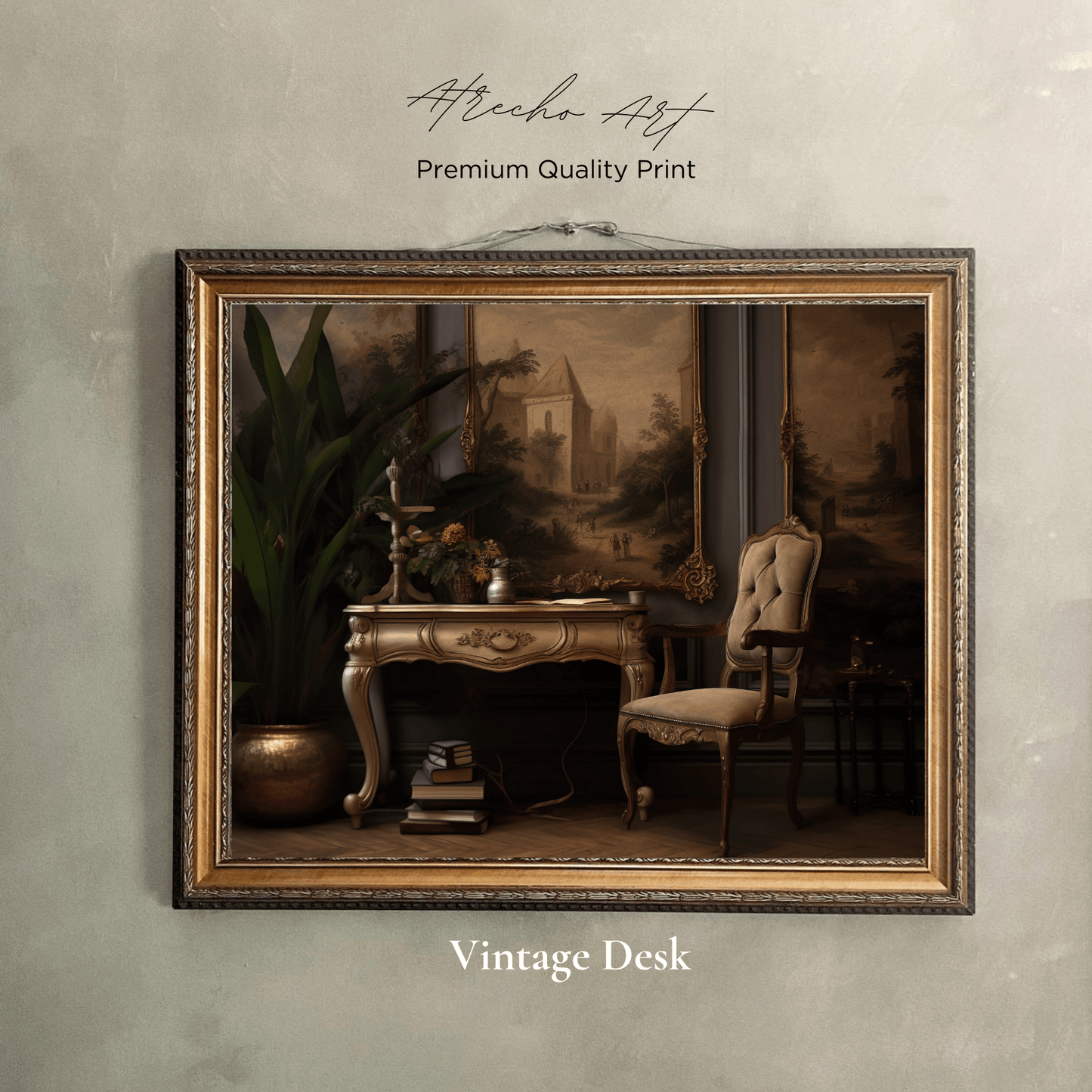 VINTAGE DESK | Printed Artwork | SL10