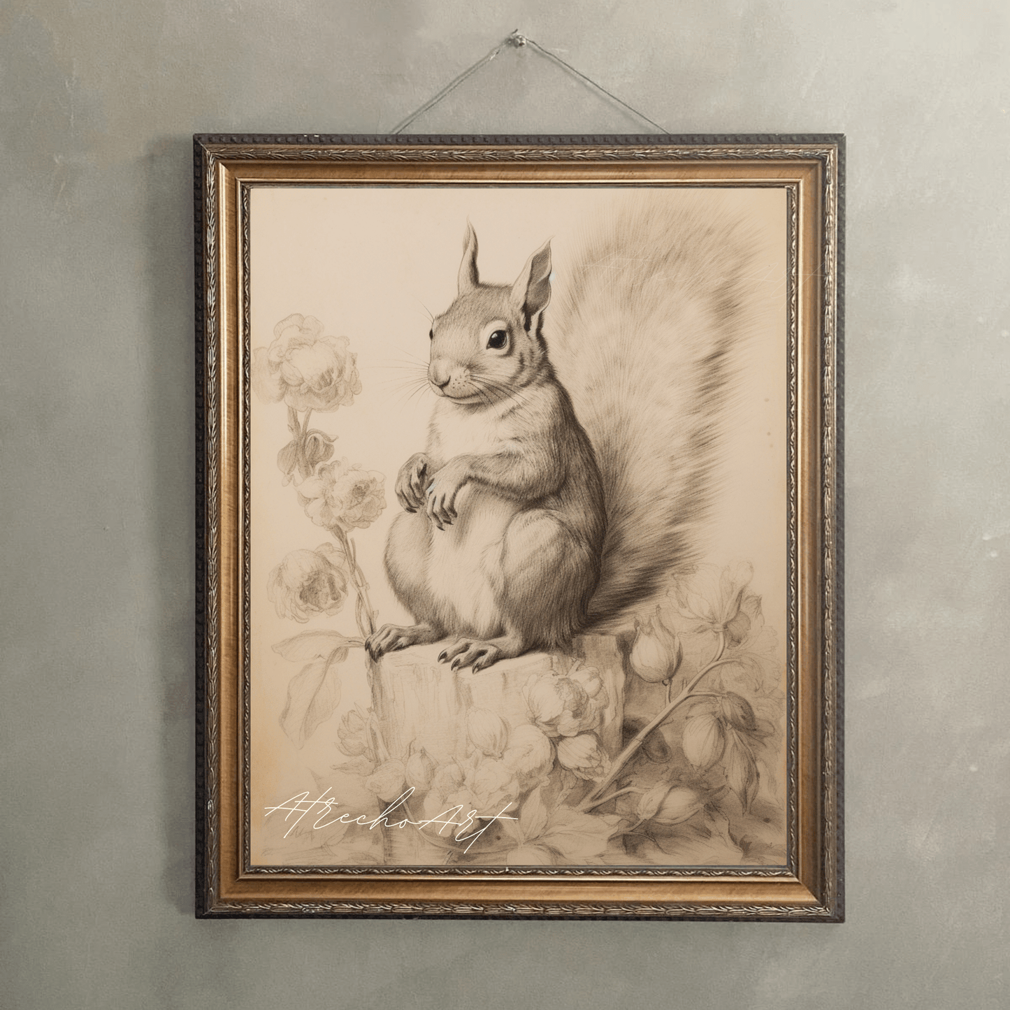 SQUIRREL | Printed Artwork | AN46