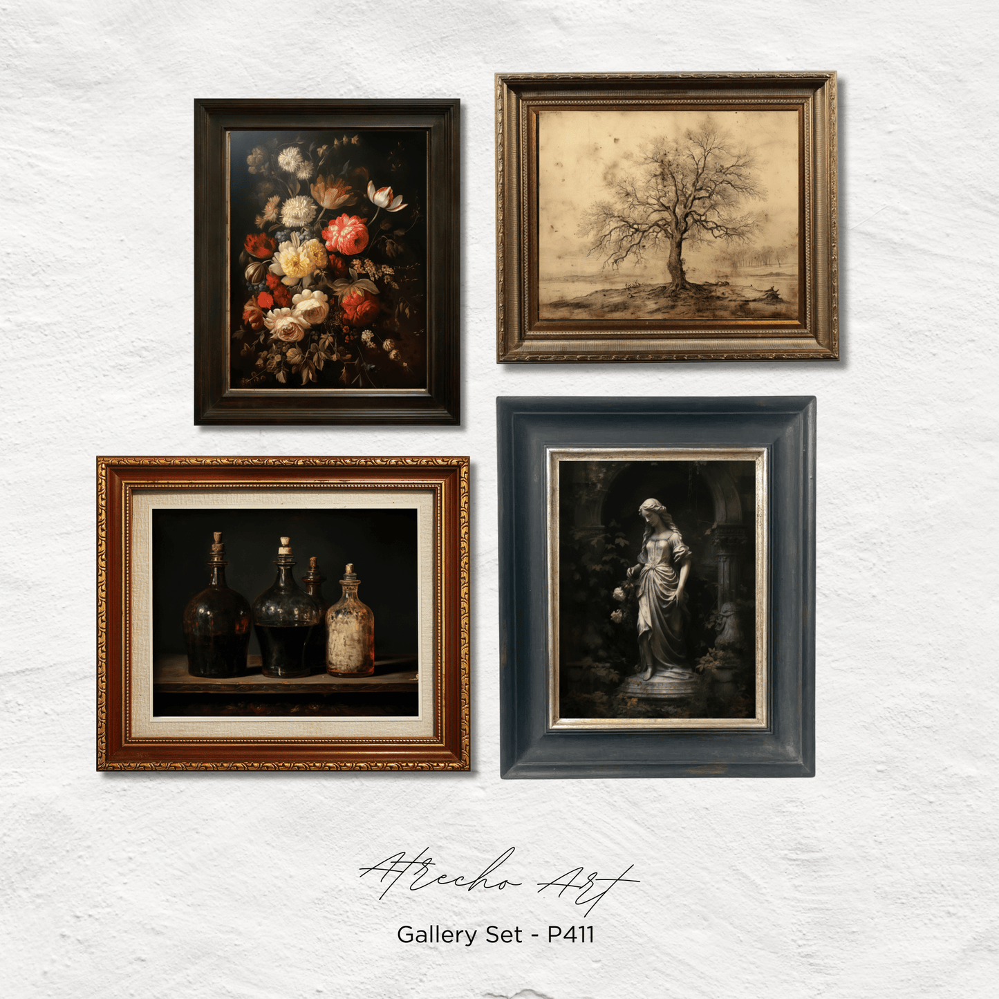 SET OF FOUR Prints | P411 | Witchcore Collection