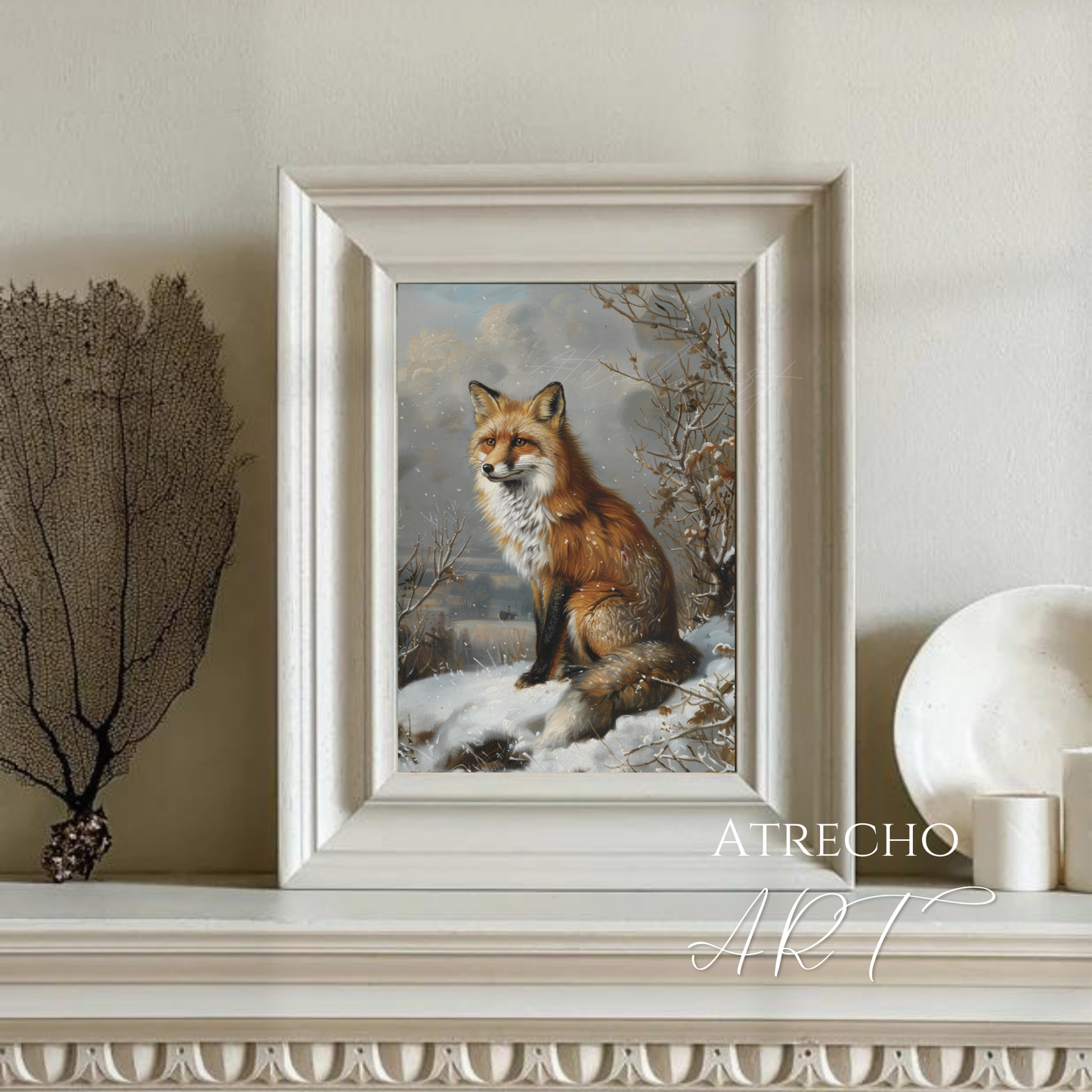 WINTER FOX | Printed Artwork | AN90