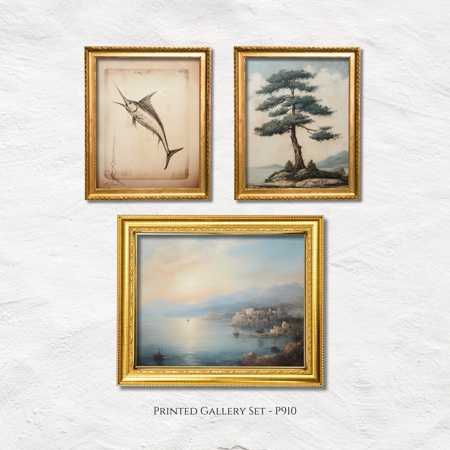 SET OF NINE Prints | P910 | Coastal Collection