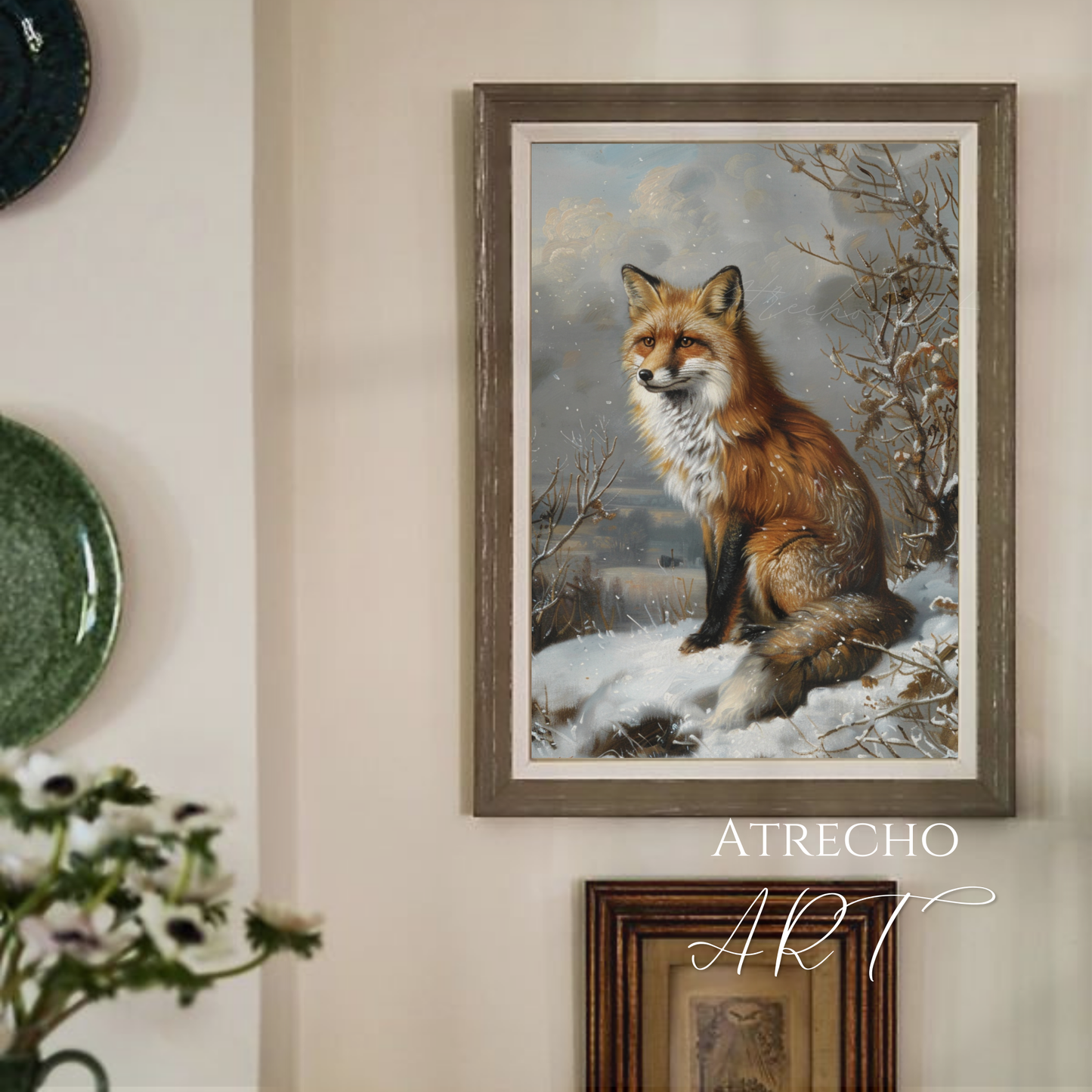 WINTER FOX | Printed Artwork | AN90